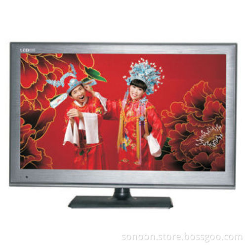 15.4-inch LCD TV Monitor, Metal Look Casing